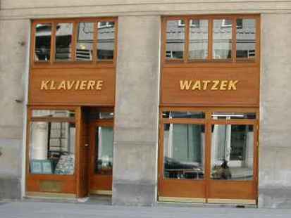 Watzek's making piano workshop at Neustiftgasse in Vienna
